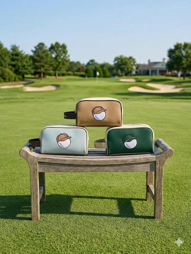 Luxury Bags Korea - Premium Double Layer Golf Pouch Luxury