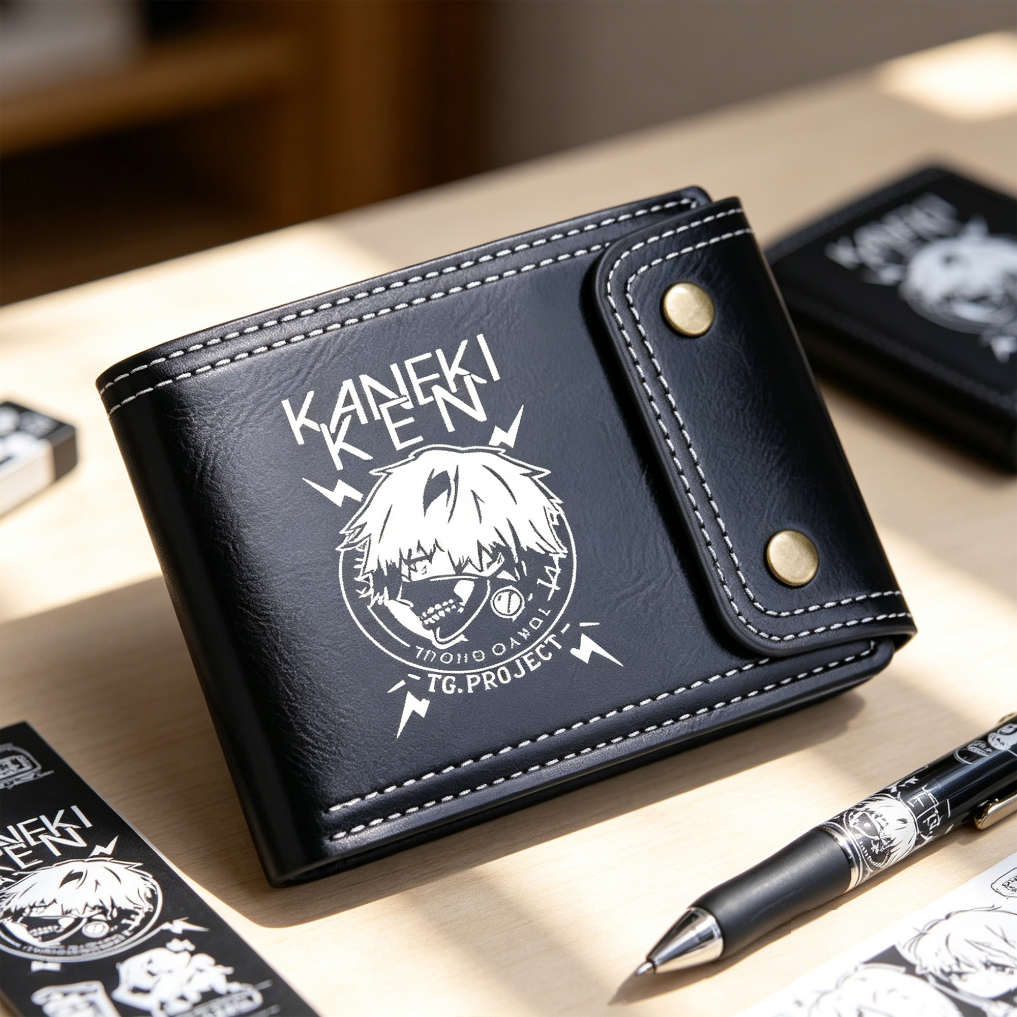Luxury Bags In Tokyo - Anime Tokyo Ghoul Luxury Short Wallets