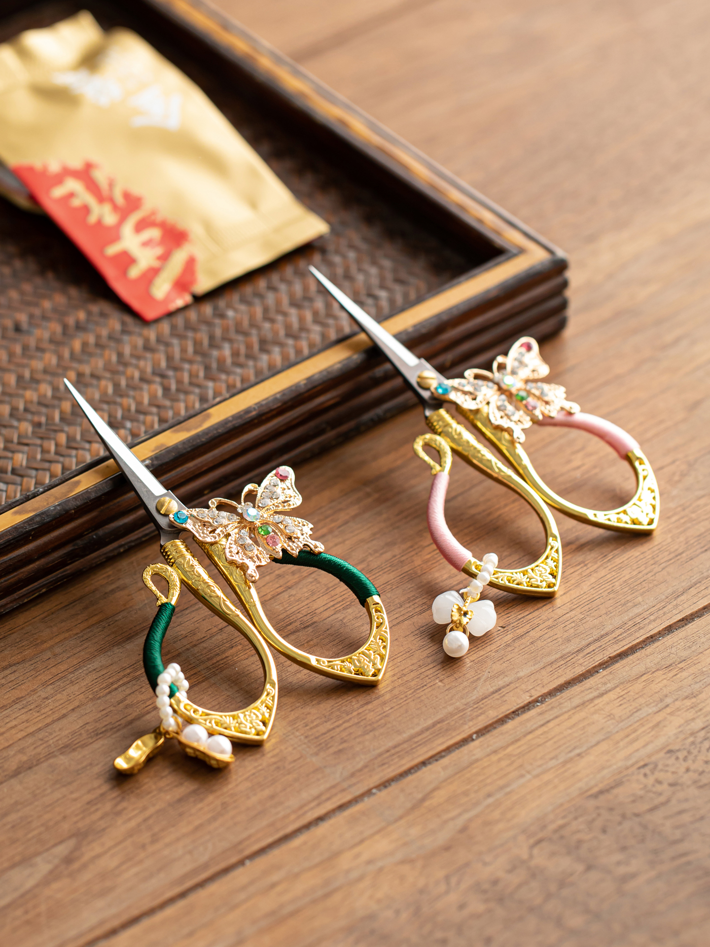 Zen Luxury Bags - Premium Small Tea Shears Tea Ceremony