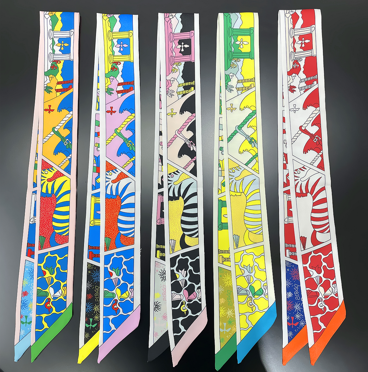 Luxury Bags Brands - 2024 Brand Design Zebra Silk Scarf