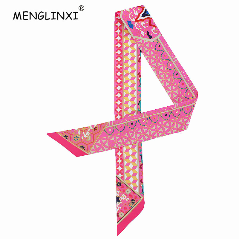 Luxury Bags Expensive - New Geometric Floral Print Silk Scarf