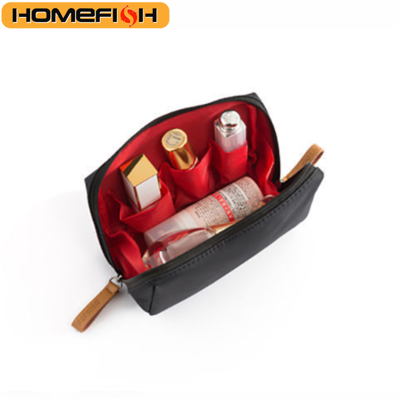 Luxury Bags Korea - HOMEFISH Women Cosmetic Bag Solid Color