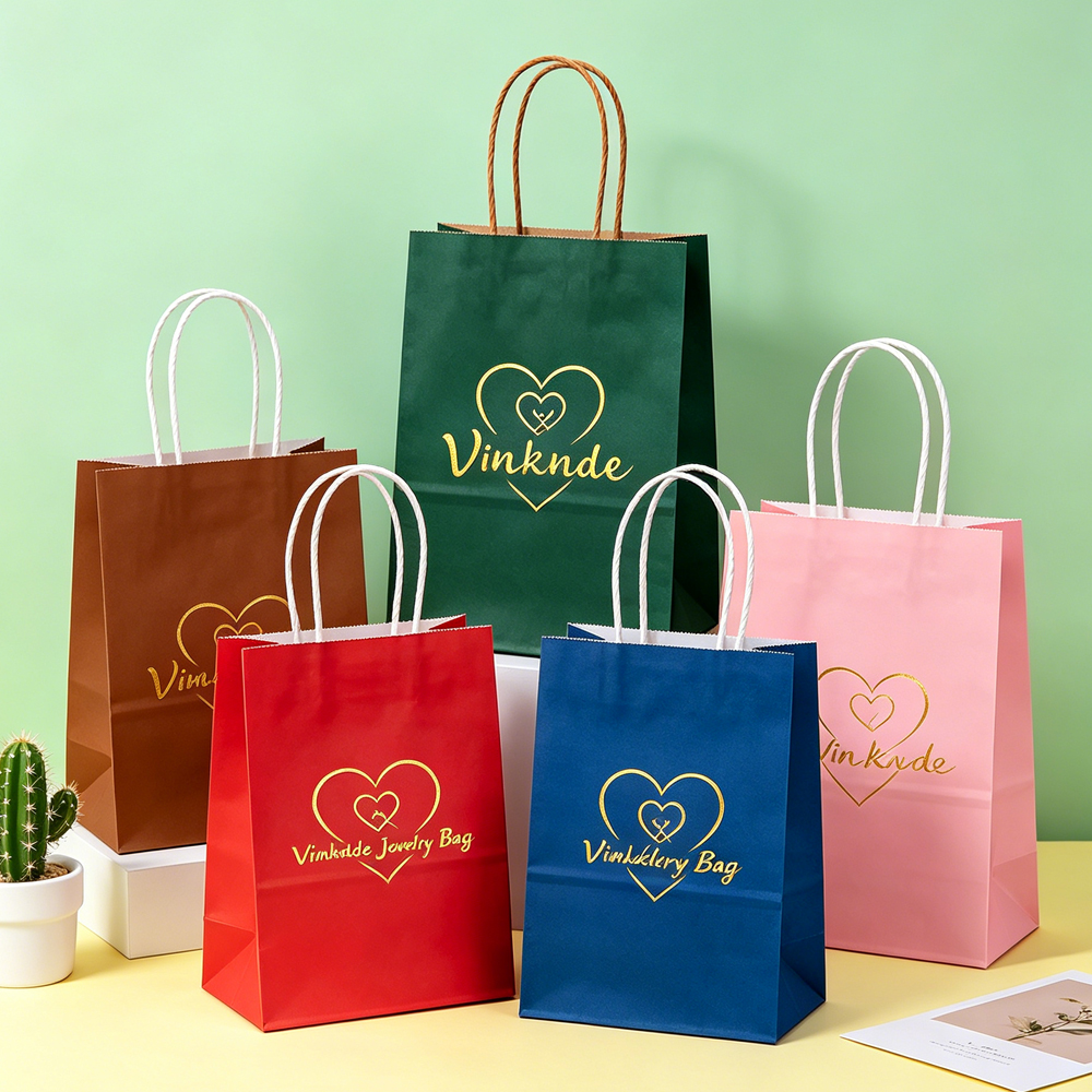 Luxury Bags In Store - 100Pcs Custom Paper Gift Bag with