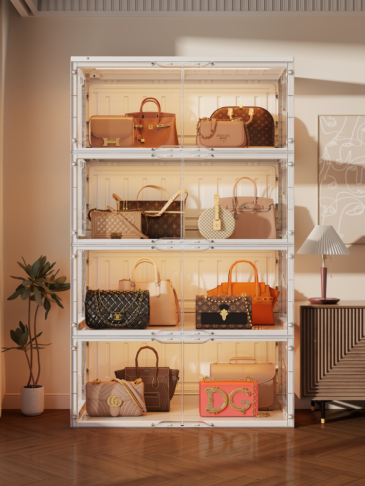 Transparent bag storage cabine - Luxury Bags In Store recension och pris