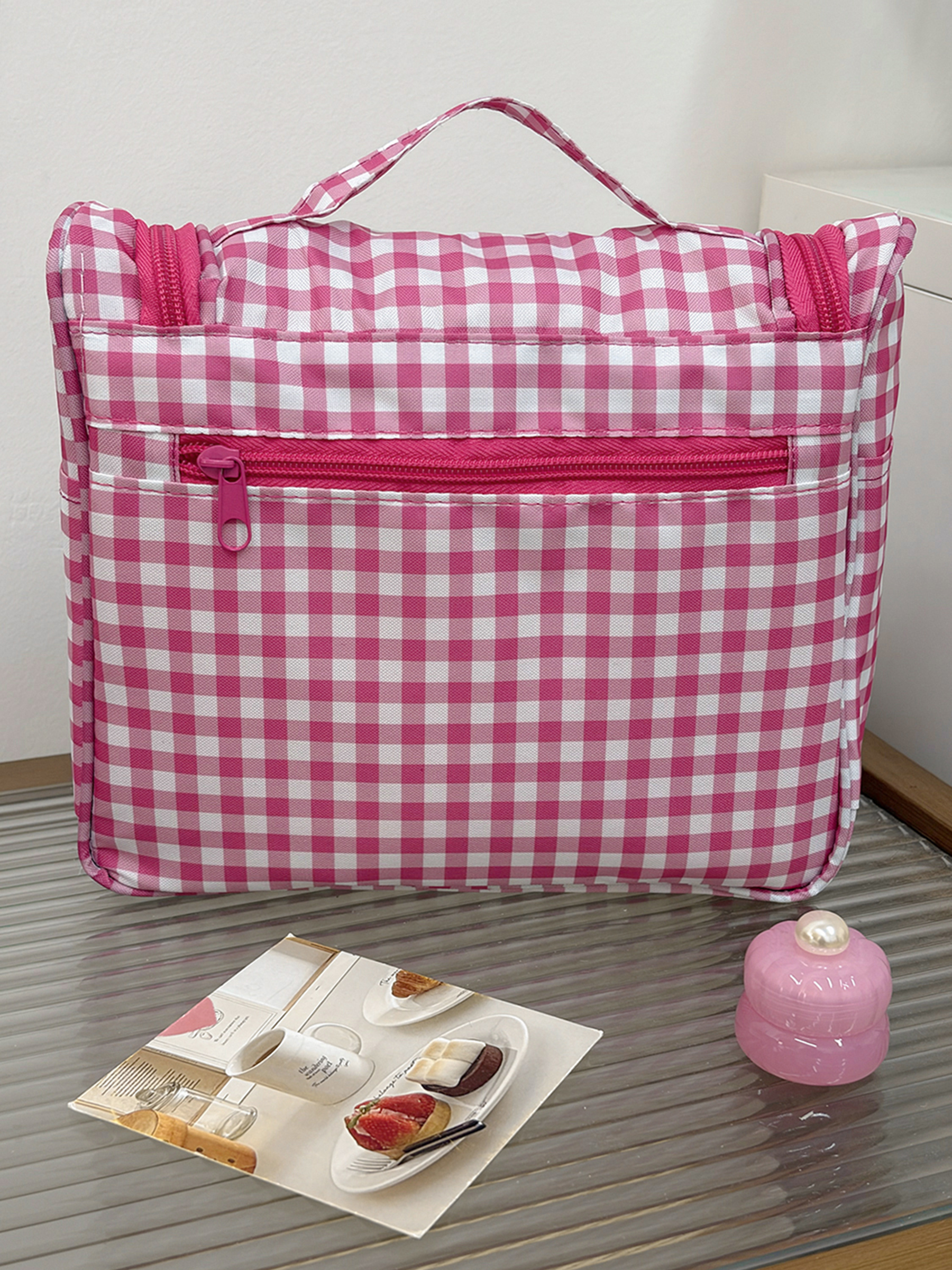 Airfriend Cute Grid Makeup Bag - Luxury Bags In China Wholesale recension och pris