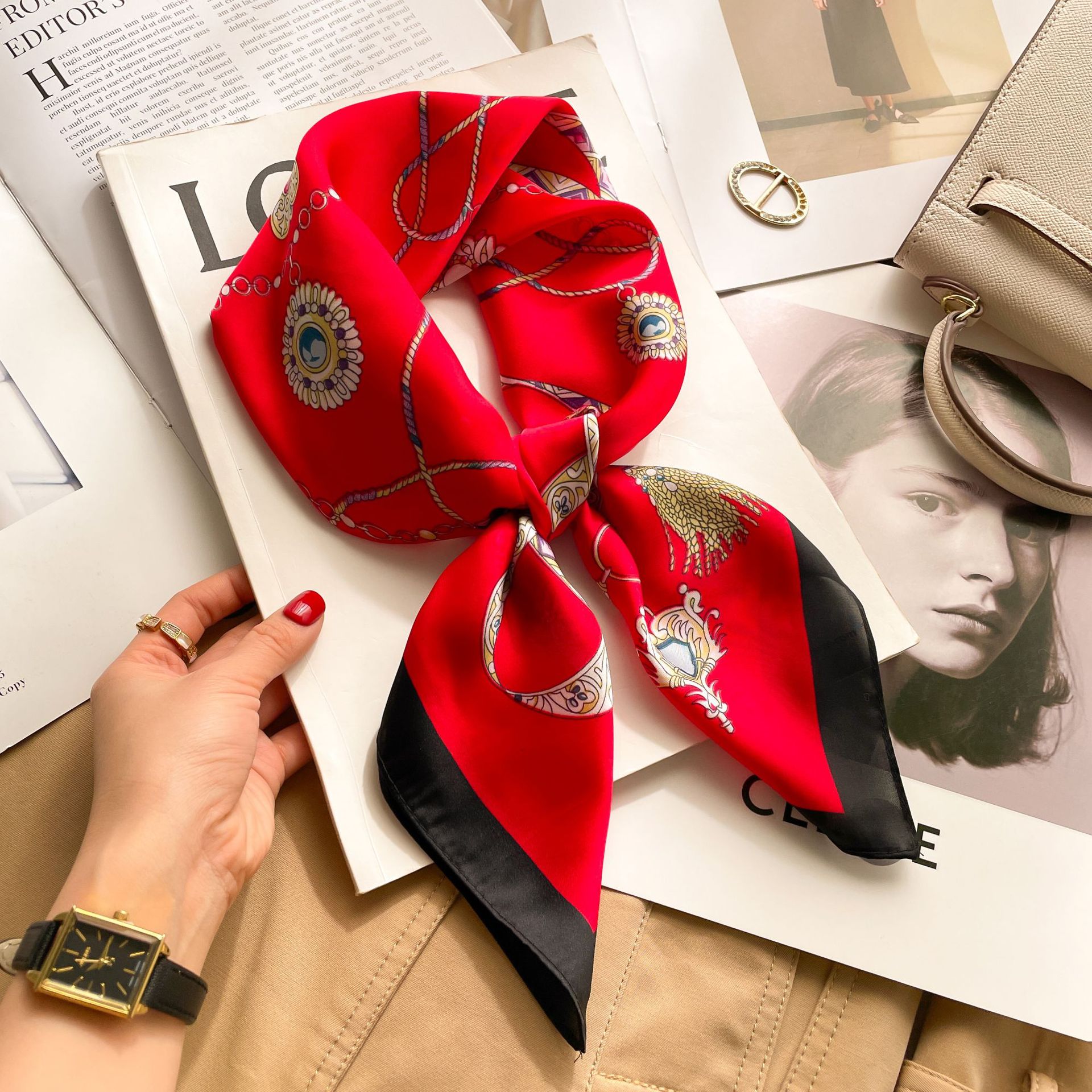2025 Luxury Fashion Print 70*7 - Luxury Bags Expensive recension och pris