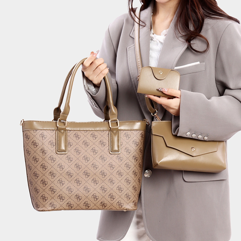 New Large Tote Bag Set Women M - Tote Bag Leather Monogram recension och pris