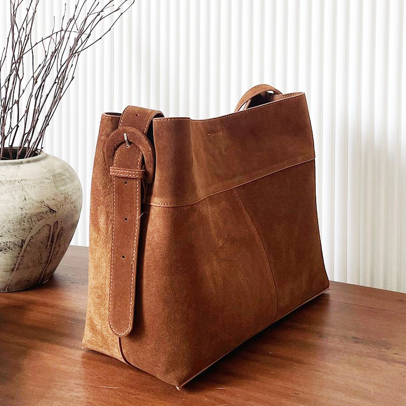 Korean Genuine Leather Tote Ba - Luxury Bags Vintage recension och pris
