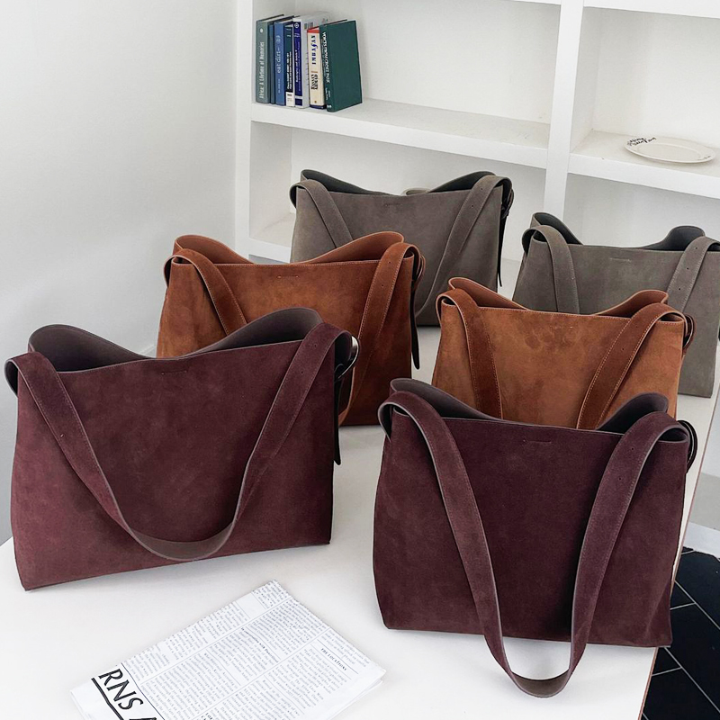 Korean Genuine Leather Tote Ba - Luxury Bags Vintage recension och pris