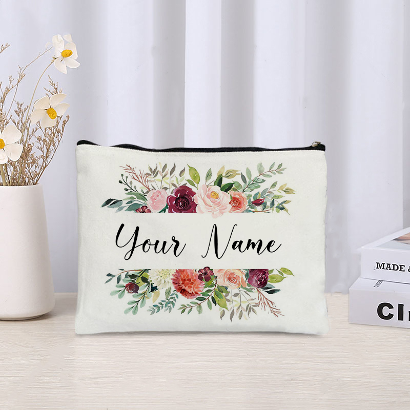 Custom Name Florals Travel Mak - Luxury Ziploc Bags recension och pris