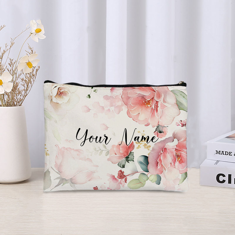 Custom Name Florals Travel Mak - Luxury Ziploc Bags recension och pris