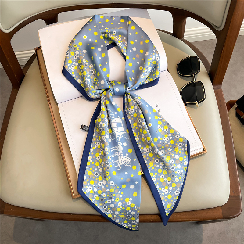 Fashion Print Long Silk Scarf  - Luxury Bags Expensive recension och pris