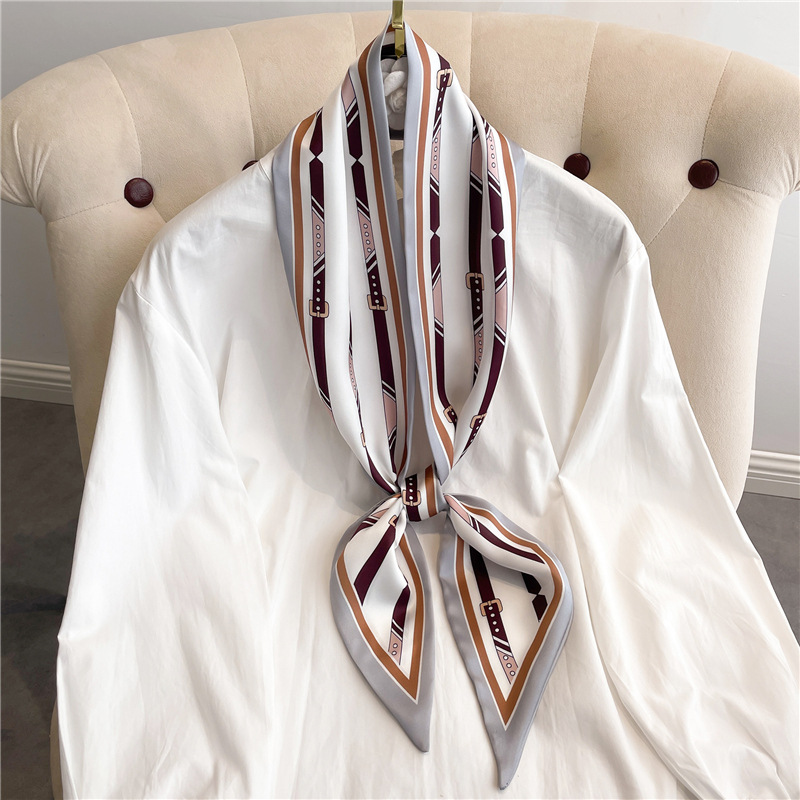 Fashion Print Long Silk Scarf  - Luxury Bags Expensive recension och pris