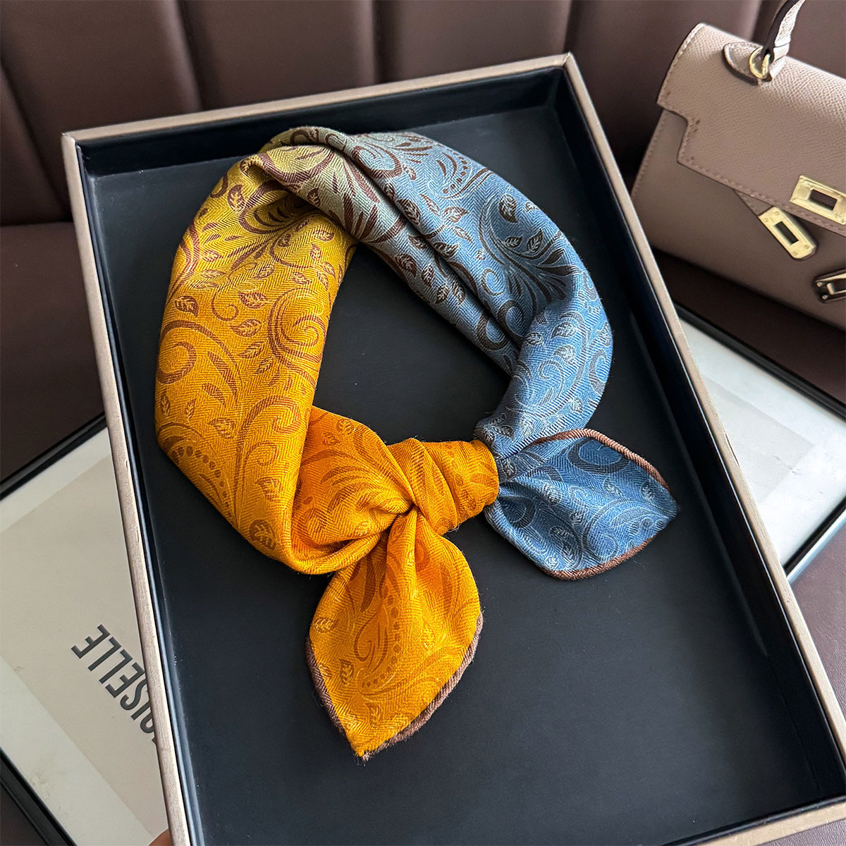 82% Wool 18% Real Silk Scarf N - Luxury Bags Expensive recension och pris