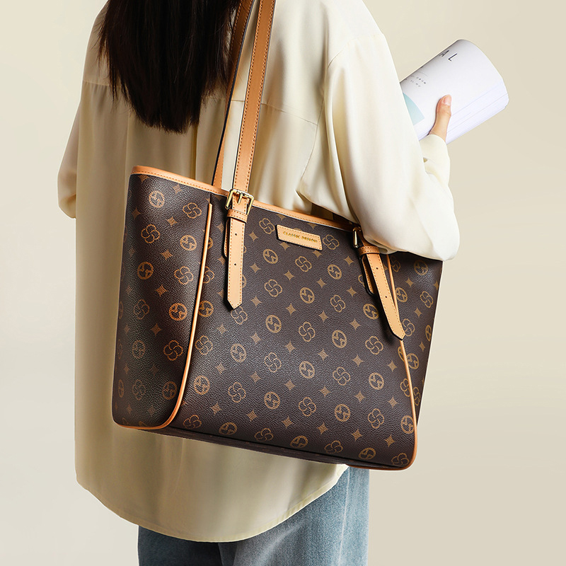 2026 Women Luxury Classic Mono - Tote Bag Leather Monogram recension och pris