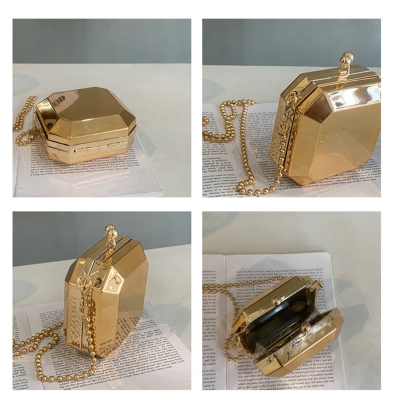 Mini Luxury Gold Party Evening - Luxury Bags Women recension och pris