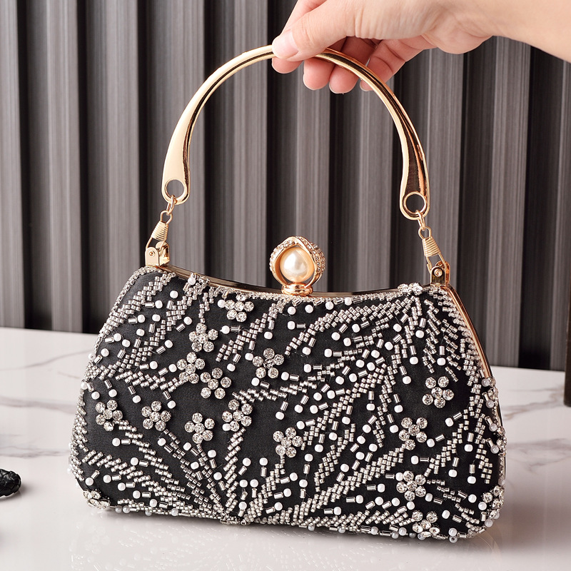 Black Handbag Beading Vintage  - Luxury Bags In China Wholesale recension och pris