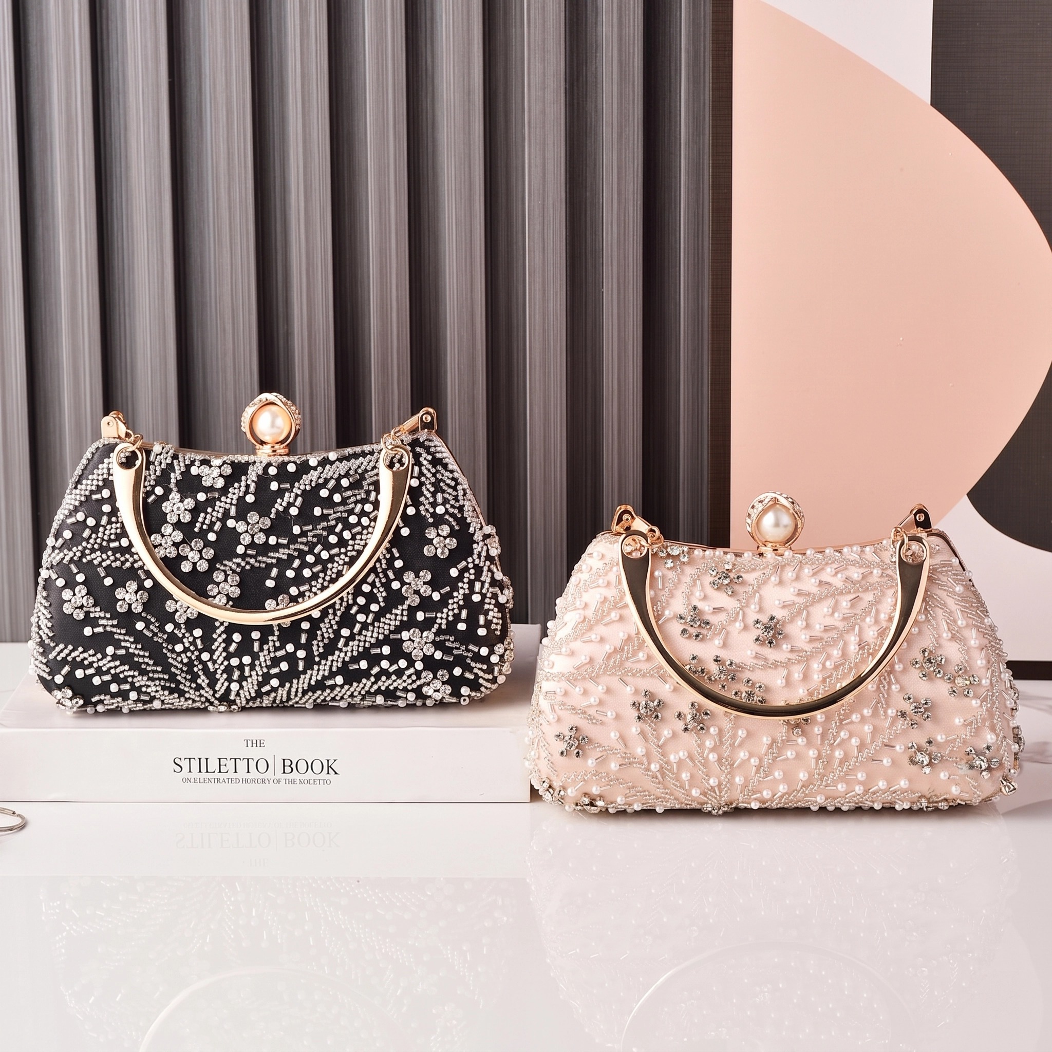 Black Handbag Beading Vintage  - Luxury Bags In China Wholesale recension och pris