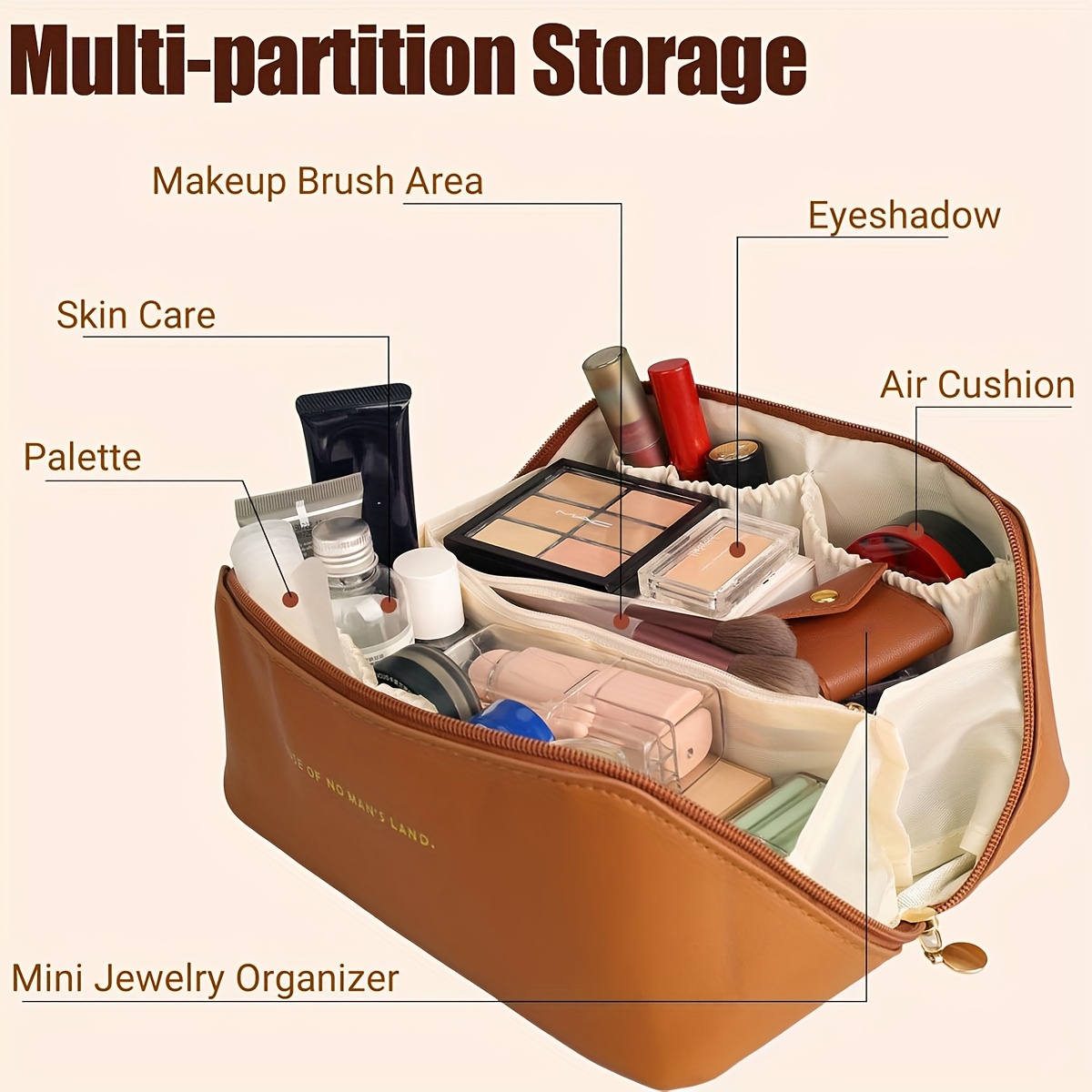 Makeup Organizer Female Toilet - Luxury Ziploc Bags recension och pris