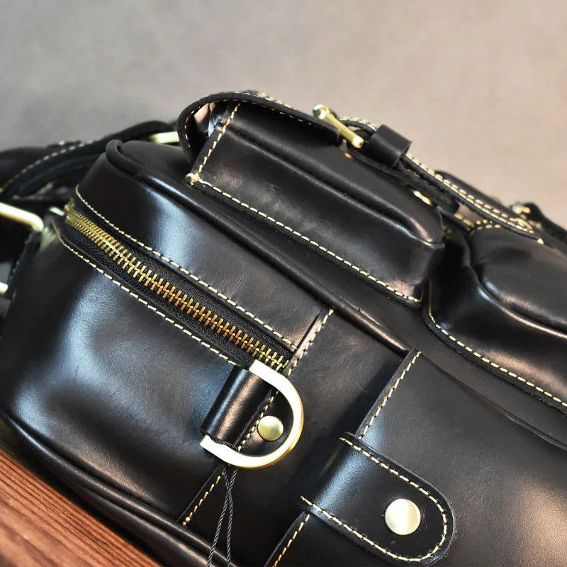 Vintage Men's Black Shoulder B - Luxury Bags Vintage recension och pris