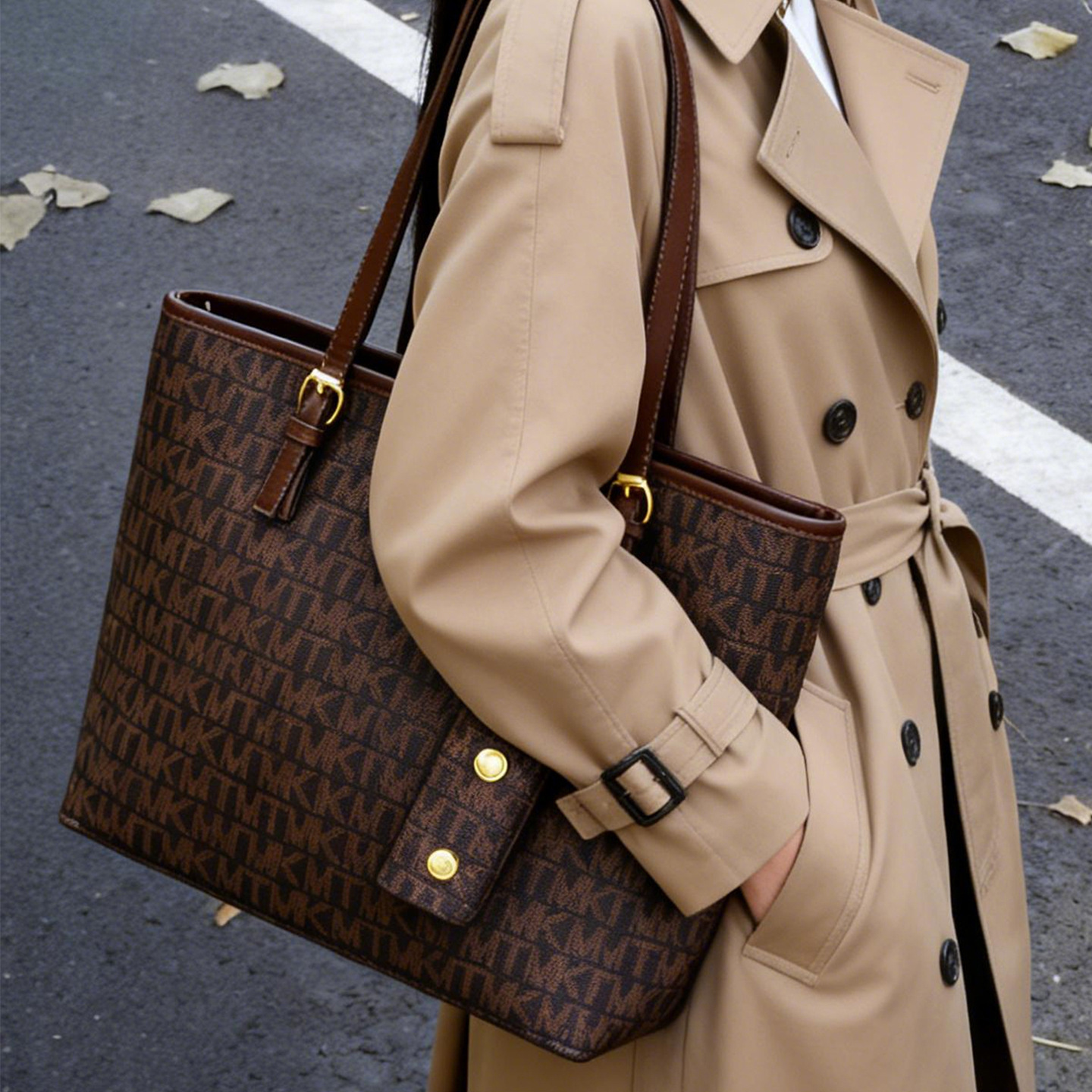 2026 Luxury Monogram Tote Set, - Tote Bag Leather Monogram recension och pris