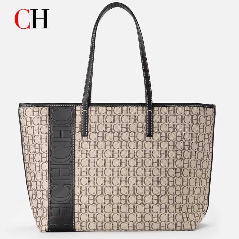CH Tote Bag Monogram Print Lar - Tote Bag Leather Monogram recension och pris