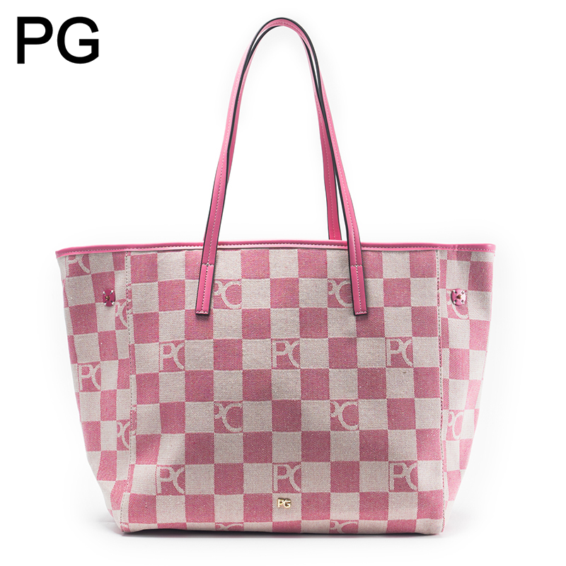 PG Checkerboard Monogram Tote  - Tote Bag Leather Monogram recension och pris