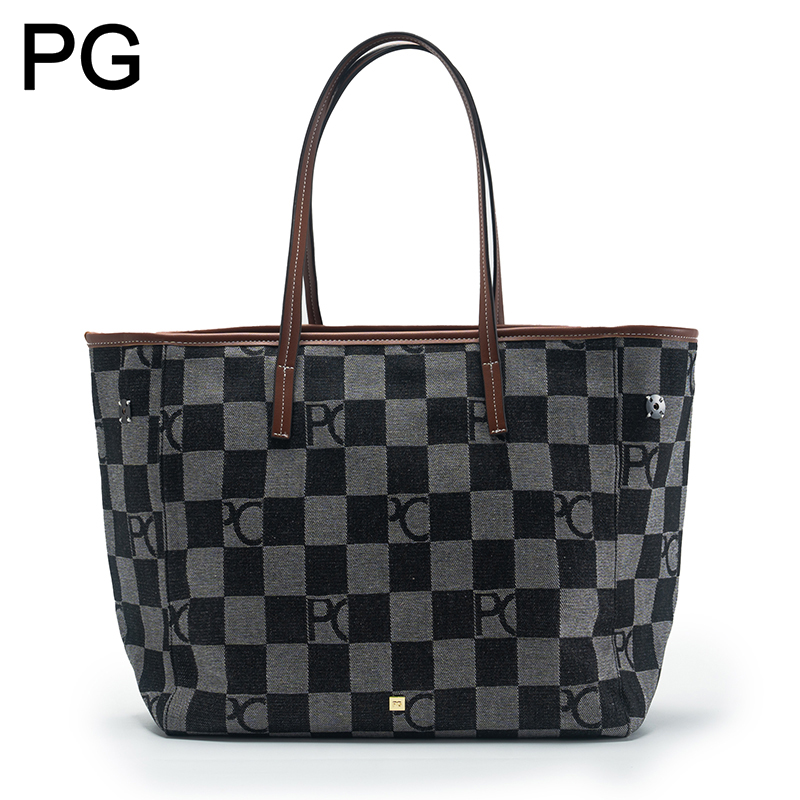 PG Checkerboard Monogram Tote  - Tote Bag Leather Monogram recension och pris