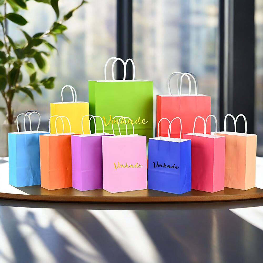100Pcs Custom Paper Gift Bag w - Luxury Bags In Store recension och pris