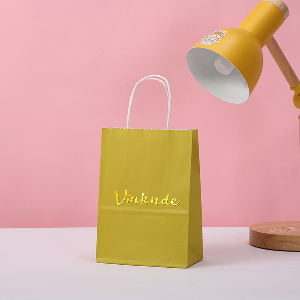 100Pcs Custom Paper Gift Bag w - Luxury Bags In Store recension och pris
